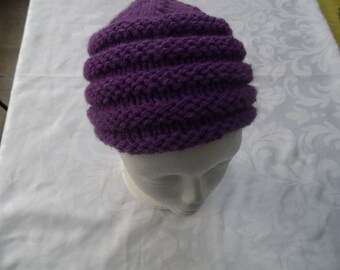 Girl Hat pattern in purple color