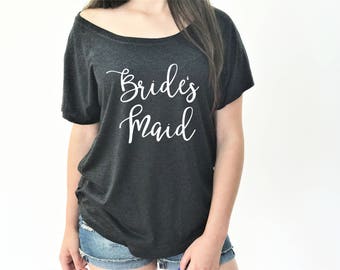 Bridal Party Shirts, Bride Shirt, Bridesmaid Shirt, Maid of Honor Shirt, Bachelorette Party Shirts, B