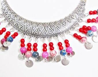 Ethnic tribal Inaya chic necklace