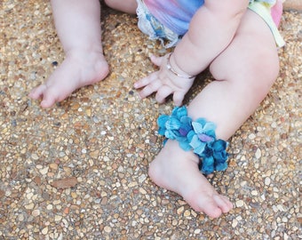 Made to order floral anklets