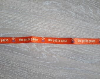 fancy Ribbon inscription "break"