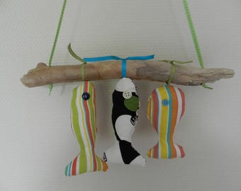 Decorative fish mobile