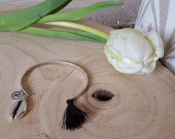 Sterling Silver metal Bangle Bracelet