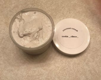 Coconut cream cream cheese slime /safe and fun for kids/ cheap slime /stress relief