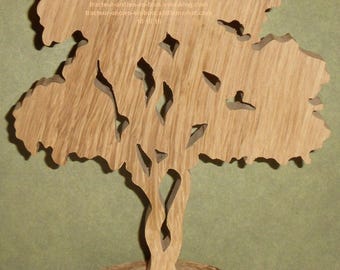 WOODEN tree "pin" with its base to stick