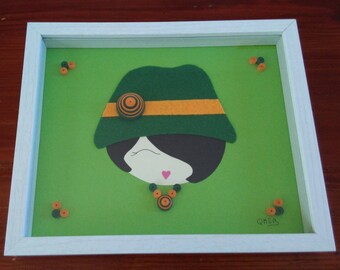 painting woman with Hat 3