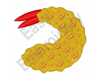 Fried Shrimp - Machine Embroidery Design