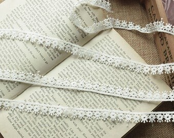 Guipure lace embroidered Largeur1.2cm L012007