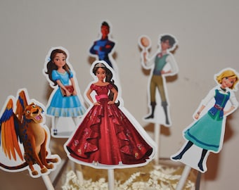 Elena of Avalor Cupcake Toppers set of 12