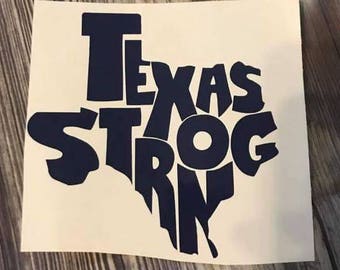 Texas Strong Decal