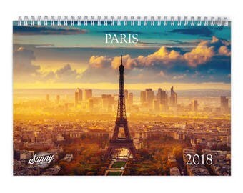 Paris calendar Etsy