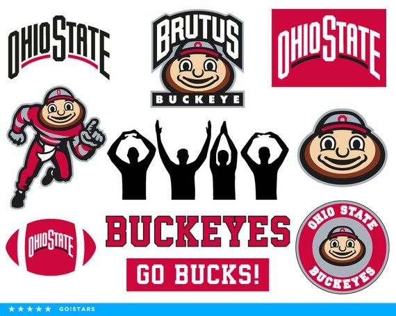 Buckeyes svg Ohio State Buckeyes svg Ohio Buckeyes clipart