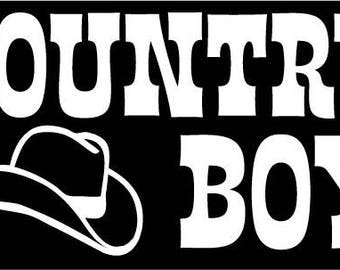 Country Boy Decal 