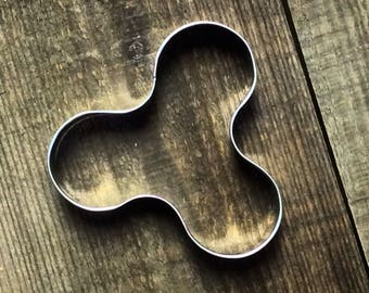 3.5" Fidget Spinner Metal Cookie Cutter #NA8146