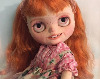 Custom Blythe Dolls For Sale by Sale ! Blythe Doll Customized Chubby custom made Art Doll One of a Kind