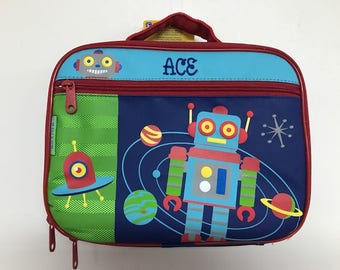 Personalized Stephen Joseph Robot Lunchbox