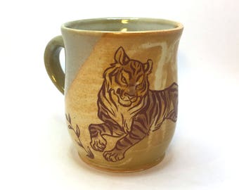 Tiger mug | Etsy