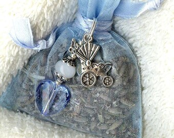 Lavender sachet & jewelry is a boy! -lav052