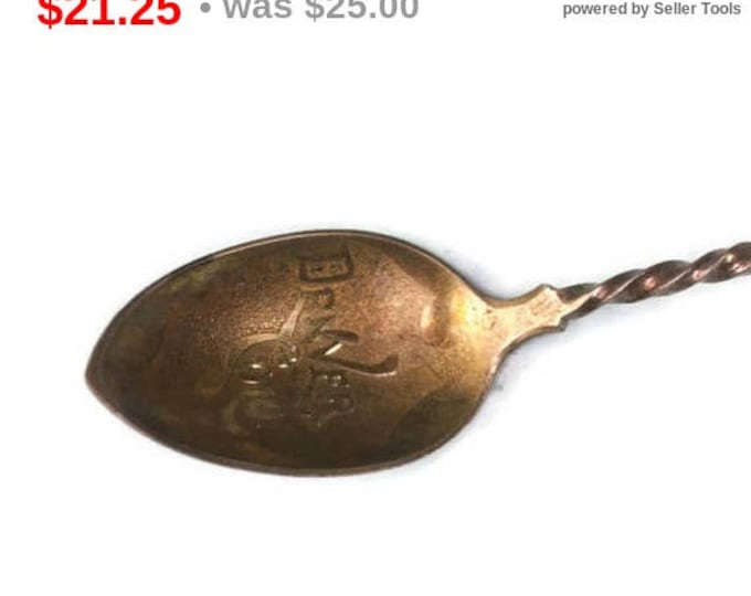CIJ Sale Denver Colorado Spoon Vermeil Sterling Souvenir Wendell Mfg Co