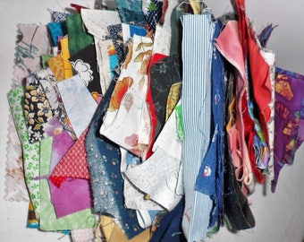 1 Pound of 100 Percent Cotton Fabric OFF CUT SCRAPS/5 Inch Tower of Scraps/Quilting Fabric Scrap Bag/1 Lb Cotton Fabric Off Cut Pieces