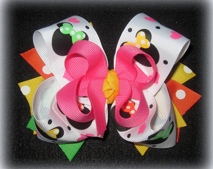 Minnie Mouse Hair Bow, Minnie Boutique Hairbow, Girls Hairbows, Minnie Mouse Hair Bow, Magical Bow, Minnie Bow, Girls Bows, Mouse Bow, Baby