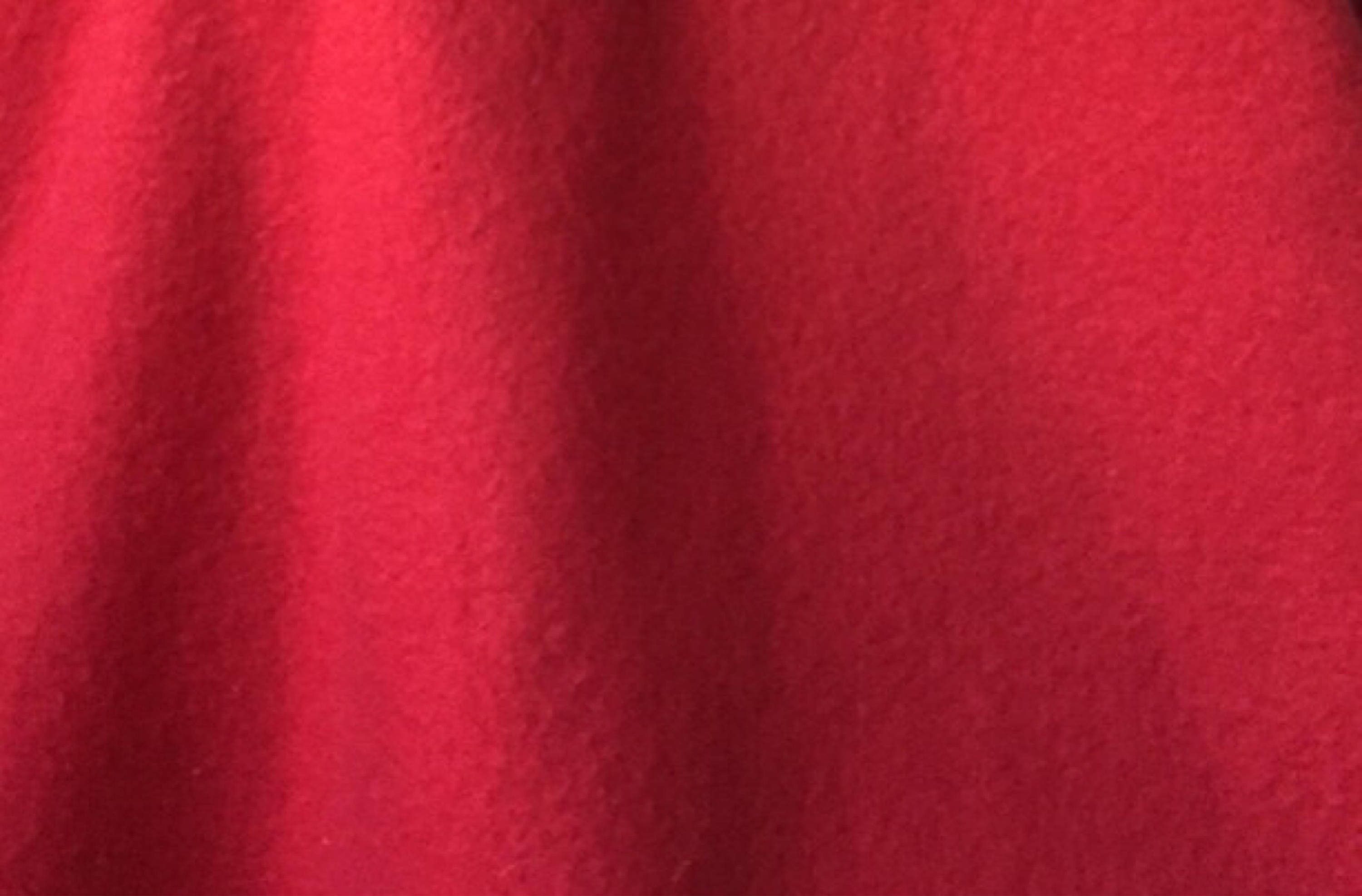 Red fleece red fleece coat fabric red fleece for coats