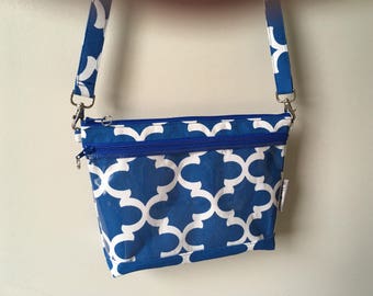 Cobalt Blue Royal Clear Display Vinyl Pocket Direct Sales Lipsense CrossBody/Purse/Bag/Wallet/Phone Holder/Lipsense Bag/Essential Oil