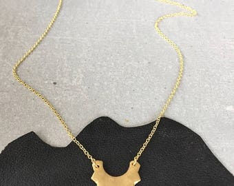 75% off Sale TETHIS galaxy moon necklace, Brass jewelry, Moon jewelry, lunar astronomy cosmic necklace, Humane Society donation