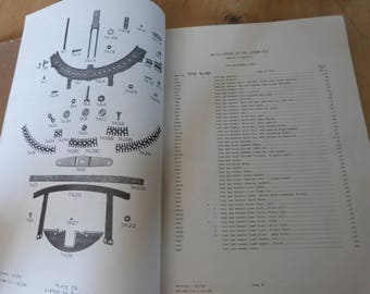 Vintage Smith Corona Typewriter Spare Parts Book Manual Portable and Office Models