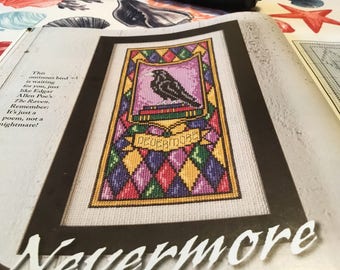 HALLOWEEN RAVEN - Cross Stitch Pattern Only