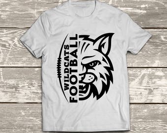 Wildcats Football Instant Download Files - SVG, DXF, EPS, Silhouette Studio, Vinyl Cut Files, Digital Cut Files -Use Cricut and Silhouette