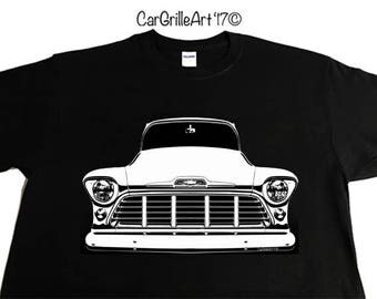 1956 Chevy Truck C10, Pickup, V8 Suburban, Panel, Chevy Truck. K10, C/K T-Shirt, 1955 Chevy Truck Series 2