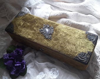 French Antique, Silk Velvet, Velvet Box, French Vintage, Shabby, French Style, French Silk, Boudoir Boxes, Boite Bijoux, Boudoir, France