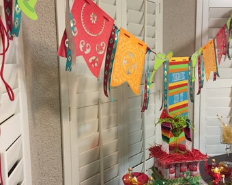Margaritas with my Senoritas Fiesta Banner Pendant