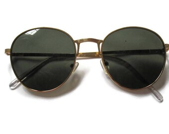 Gold sunglasses | Etsy