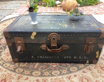 trunk coffee table | etsy trunk coffee table | etsy