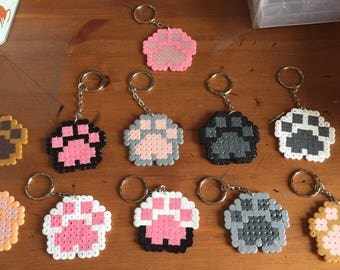 Cat Paw Hama Keychain Keyring/Magnet