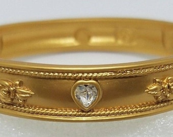 Elizabeth Taylor Bracelet - Love Blooms 22K Gold Plated - S1932