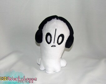 UNDERTALE inspired: Napstablook 22cm minky handcrafted plush