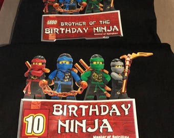 ninjago birthday shirts