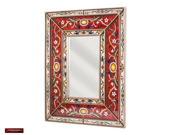 large red mirror