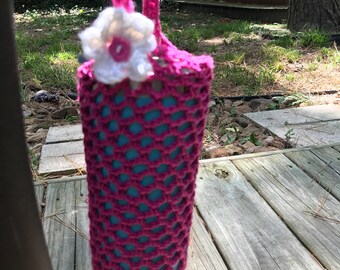 Yeti Bottle Holder, Drinks Cozy, Cross Over Body Bag, Eco Friendly, Gift, Yeti holder