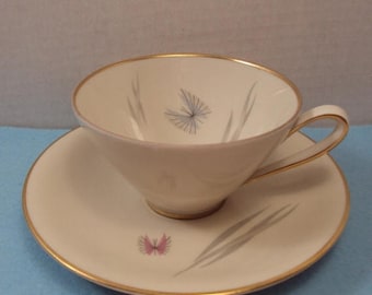 ON SALE Alka Bavaria Mid Century Butterfly Teacup & Saucer