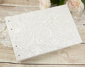 4 x 6 Wedding Album, Small Photo Album, Wedding Photo Album, Brag Book, White Wedding Album, Photo Book, 4 x 6 album, Gifts Under 30