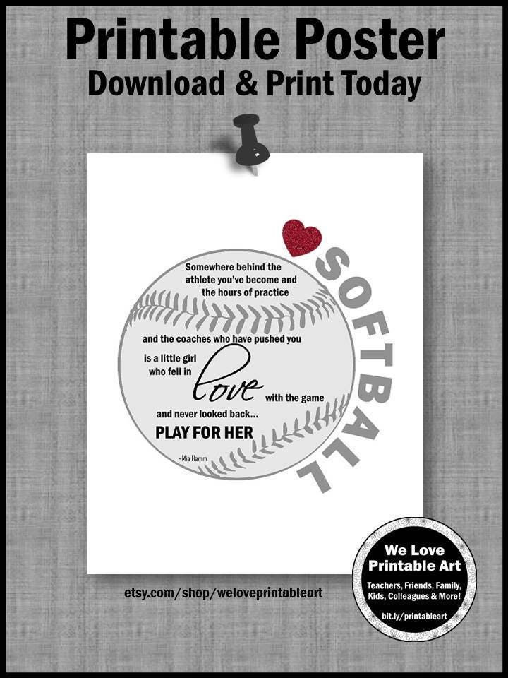 Softball Gifts Ideas Softball Pictures Sports Decor
