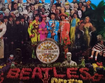 Original 1967 MAS 2653 pressing of The Beatles Sgt. Peppers Lonely Hearts Club Band Album