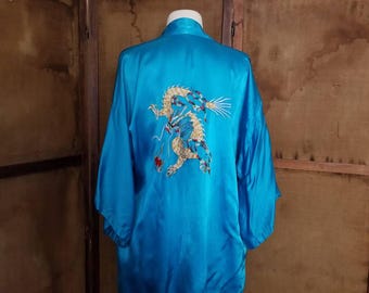 Vintage Embroidered Dragon Robe