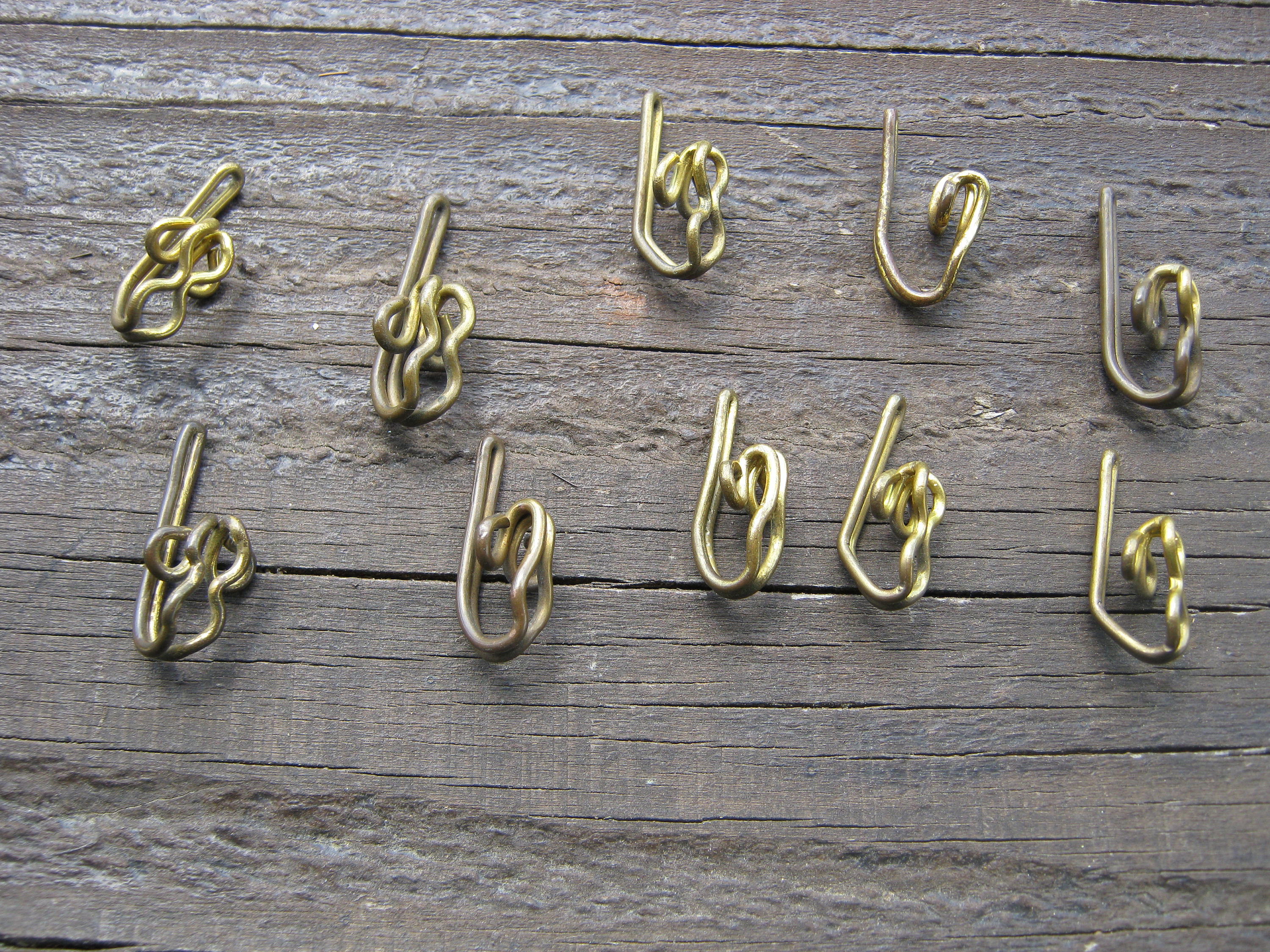 Solid Brass Curtain Hooks Decorative Curtain Hooks French
