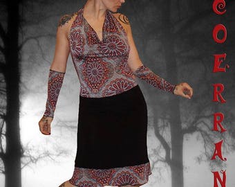 Halter 'Summer chic...' and its sleeves dress