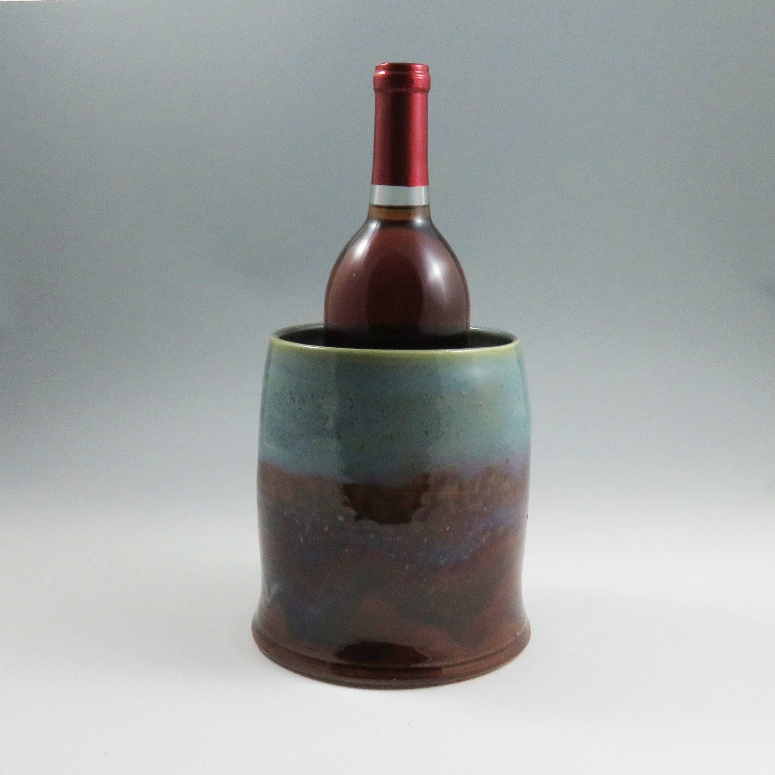 Wine Chiller,Ceramic Wine Chiller,Kitchen Utensil Holder,Wine